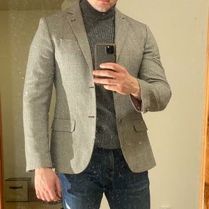 River Island Gray Blazer In Excellent Condition